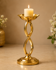 Home Decorative <b>Metal</b> <b>Candle</b> Stand New Design <b>Black</b> Colored <b>Metal</b> Crafted <b>Candle</b> <b>Holder</b> For Wedding and Event Decoration - Product Image 6