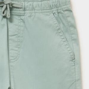 Pantalon Chino Garçon Vert Pastel en Coton Extensible Vintage Imperméable Confortable Taille Ajustable Coupe Droite Décontracté pour Enfants - Product Image 6