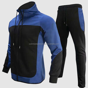 Survêtement de jogging personnalisé pour hommes Nouveau designer tendance Survêtement de sport d'hiver Patchwork écologique Vêtements de sport pour hommes - Product Image 4