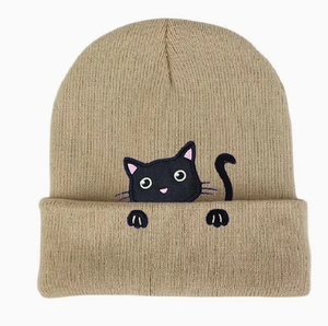 Gorros de Otoño para Mujer y Hombre, Gorros Tejidos de Color Sólido, Gorro de Punto para Chicas - Product Image 5