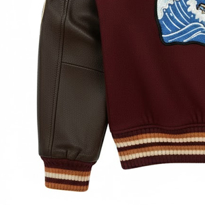 Produit très vendu : veste varsity à capuche pour homme, style vintage, vêtement d'hiver, veste varsity tendance pour homme - Product Image 2