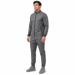 Men's Custom <b>Nylon</b> Windbreaker Tracksuit Set OEM Wholesale Zip Jacket <b>Track</b> <b>Pants</b> Sportswear Running Training Outdoor Activewear - Product Image 3