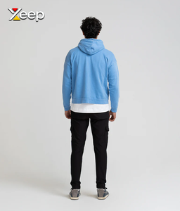 Sudadera con Capucha XEEP Personalizada para Hombre, Diseño Casual con Estampado Frontal, Corte Regular, Transpirable, de Secado Rápido, con Bolsillo, para Entrenamiento de Invierno - Product Image 3