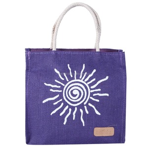 Sac fourre-tout en toile de coton réutilisable de haute qualité, le plus vendu, avec fermeture éclair, doublure en polyester et longues poignées pour les courses et l'usage quotidien - Product Image 5