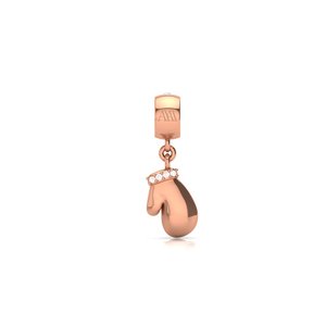 Pendentifs et breloques contemporains de haute qualité, ornés de détails en diamants sophistiqués, montures en or massif, idéaux pour offrir en cadeau lors d'une demande en mariage. - Product Image 6