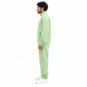 Conjunto de Sudadera con Capucha Personalizada y Pantalón Jogger de Algodón Pesado Premium, Sudadera Oversize con Interior de Forro Polar Suave, Proveedor Mayorista - Product Image 4