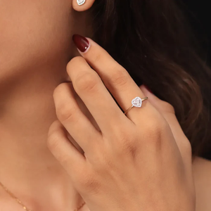 Elegante Anillo de Diamante Cultivado en Laboratorio con Forma de Corazón de 1 Quilate, Anillo de Compromiso Romántico para Mujer, Joyería Nupcial de Lujo, Regalo de Aniversario Especial - Product Image 5