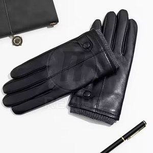 Premium Quality Winter Daily Use Plain <b>Touch</b> <b>Screen</b> Leather <b>Gloves</b> with Fur Lining Wholesale Price for Online Sale - Product Image 4