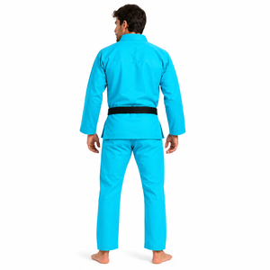 Traje de BJJ listo para la competencia, con tela resistente, costuras seguras y rendimiento cómodo para cada desafío de grappling. - Product Image 3