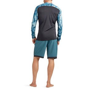 Maillot de compression personnalisé pour hommes MMA Rash Guard, haut d'entraînement BJJ, UPF50, respirant, séchage rapide, 100% polyester, fabricant OEM - Product Image 6