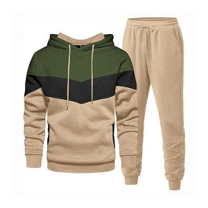 Traje de entrenamiento de poliéster 100% transpirable para hombre, personalizado OEM 2025, con cuello alto y media cremallera, para otoño - Product Image 4