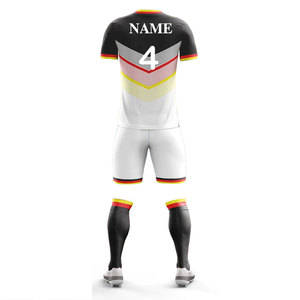 Camiseta de Fútbol con Pantalones Cortos, Uniforme de Fútbol con Logotipo Personalizado, Ropa de Práctica, Nombre del Equipo, Números, Conjuntos de Uniformes de Fútbol Antibacterianos - Product Image 3