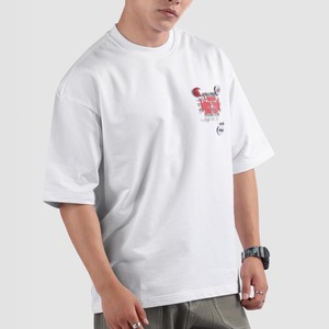 Nouveaux t-shirts pour hommes avec impression en relief, confortables et respirants, 100% coton, coupe ample, bonne qualité, en provenance du Pakistan - Product Image 2