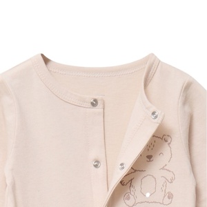 Conjunto de Ropa de Bebé de Algodón Personalizado, Body de Manga Larga para Recién Nacido, Pelele de Punto para Bebé, Ropa de Bebé al por Mayor - Product Image 3