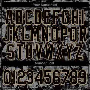 Men's Skull Pattern Varsity <b>Jacket</b> Custom Name Number Sublimation Print <b>Punk</b> Style Autumn Wear Regular Fit Turn-down Collar - Product Image 3
