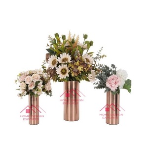 Luxury Wedding Table Organizer Accessories <b>Set</b> of <b>3</b> Copper Finished Wedding Table Decorative - Product Image 1