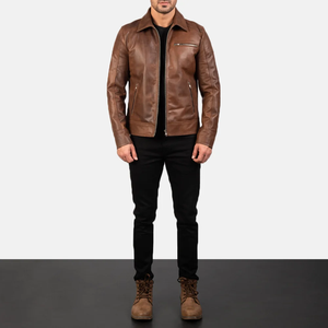 <b>Top</b> Selling <b>High</b> Quality Warm Windproof Men's <b>Leather</b> Jacket New Arrival Customized Design In Multi Color Men <b>Leather</b> Jackets - Product Image 5