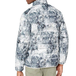 Chaqueta de Plumón Personalizada con Logotipo Frontal, Ecológica, Transpirable, de Lona, para Hombre, con Cuello Alto - Product Image 5