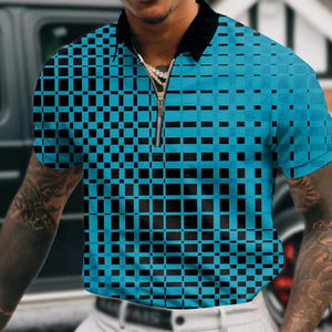 Camisa Polo Casual de Verano para Hombre, Corte Slim, Algodón Premium, Transpirable, Cómoda, Ligera, Manga Corta, Corte Clásico, Elegante - Product Image 6