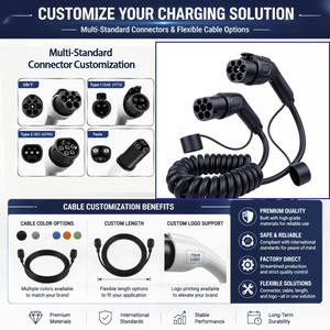 Cable de Carga para Vehículos Eléctricos Chinos Tipo 2 a GBT, Cable en Espiral para Cargador de Coche, Cable de Carga Tipo 2 a GB/T - Product Image 5