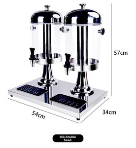 Commercial Restaurant Hotel Drink 8/16/24L Stainless Steel Chafing Dish Buffet Ware Barrel Beer Beverage Drink Juice Dispenser - Product Image 1