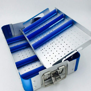 Boîte de stérilisation et de désinfection manuelle en acier inoxydable allemand de haute qualité, la plus vendue, réutilisable, nouvelle arrivée, pour instruments chirurgicaux - Product Image 4