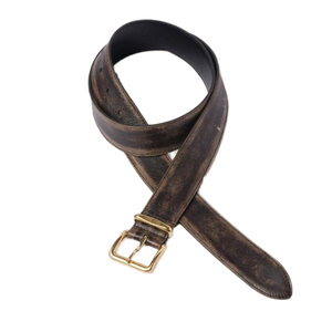 Easy Adjustable Eco-Friendly Breathable Leather <b>Belt</b> Scratchless Spotless Finest Quality Genuine Leather Vintage Pin Buckle <b>Belt</b> - Product Image 4