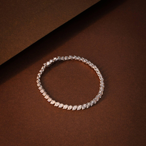 Pulsera de tenis con 10 diamantes marquise cultivados en laboratorio para mujer, certificada por IGI, oro de 14K, elegante joya para bodas y fiestas. - Product Image 6