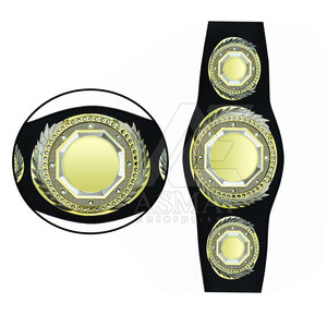 Cinturón de Campeonato de Lucha Libre Signature, Cinturón de Placa Metálica Premium para Fanáticos de la Lucha Libre, para Exhibición y Eventos - Product Image 5