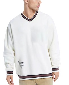 Sweat-shirt à capuche personnalisé en coton respirant à col en V pour homme, impression 3D OEM en gros, sweat-shirt unisexe de qualité supérieure - Product Image 1