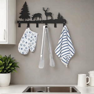 CIFbuy Heavy-Duty Matte Black Wall Hooks Adhesive Mount <b>Storage</b> Organization for Entryway Bathroom <b>Kitchen</b> TikTok for Temu Pick - Product Image 1