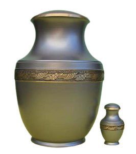 Urne funéraire en métal exclusive et souvenirs Urnes de cendres commémoratives humaines pour adultes durables pour services funéraires à vendre - Product Image 1