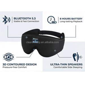 Máscara de Dormir 5.4 con Auriculares con Tecnología ENC y Sonido de Alta Fidelidad, Batería de 180 mAh para Viajes, Siestas en la Oficina, Meditación - Product Image 2
