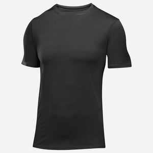 T-shirt Homme Personnalisé Coupe Musclée en Coton Élastique Col Rond Manches Courtes Slim Fit Décontracté Entraînement Sportif Vente en Gros - Product Image 2