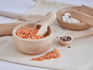 Bol en bois de hêtre, jouet sensoriel Montessori - Product Image 5
