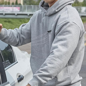 เสื้อฮู้ดดี้โอเวอร์ไซส์ดีไซน์ล่าสุด ผ้าฟลีซผสมคอตตอนน้ำหนักเบา ขายดีที่สุด - Product Image 6