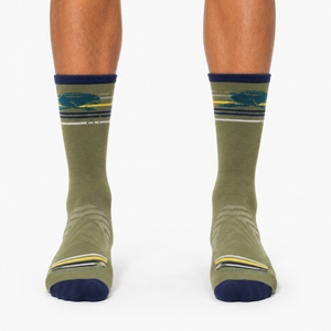 Chaussettes de sport pour hommes Performance Crew, vêtements de sport d'extérieur, amorti doux, qualité durable, soutien actif - Product Image 1