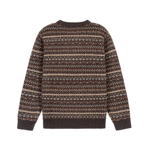 Pull en maille torsadée épaisse à col roulé pour homme, coupe ample, idéal pour l'automne et l'hiver - Product Image 4