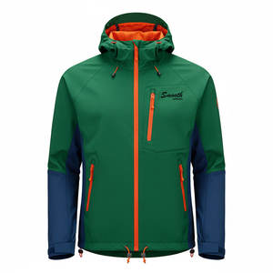 Chaqueta Impermeable para Senderismo con Bolsillos Transpirables y con Cremallera para Aventuras de Escalada y Camping - Product Image 1