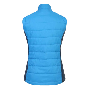 Chaleco acolchado OEM para mujer, chaleco cálido de invierno con bolsillos, ligero, con cuello alto y cremallera, sin mangas. - Product Image 3