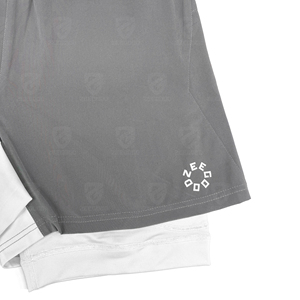 กางเกงวิ่งผู้ชาย 2 in 1 กางเกงออกกำลังกาย กางเกงกีฬาสำหรับผู้ชาย แห้งเร็ว น้ำหนักเบา มีกระเป๋า - Product Image 4