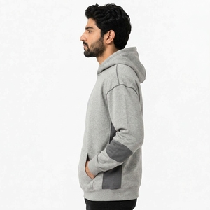 Sweat à capuche pour homme avec impression en relief, graphismes texturés, tissu polaire doux, design streetwear personnalisé, coupe confortable pour le quotidien - Product Image 4