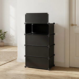 Estante Multifuncional Brillante OEM al por Mayor, Fabricante de Muebles de Almacenamiento para el Hogar de Taiwán, Almacenamiento Plegable de PP para Juguetes Infantiles DIY - Product Image 1