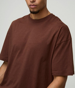 T-shirt Homme Personnalisé en Coton Premium 100% Tricoté, Coupe Oversize Respirante, Imprimé Logo Couleur, Long et Uni pour l'Été - Product Image 6