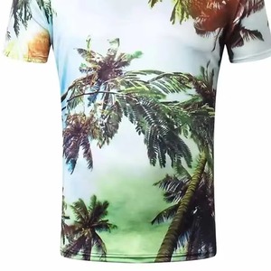 Camiseta casual para hombre con sublimación, tacto suave, ropa de playa, fabricante de camisetas para hombre, ropa urbana, servicio OEM, diseño ODM - Product Image 4