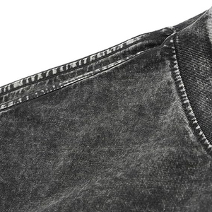 Ensemble décontracté d'été léger pour homme : T-shirt tricoté respirant à manches courtes effet délavé et short assorti - Product Image 3