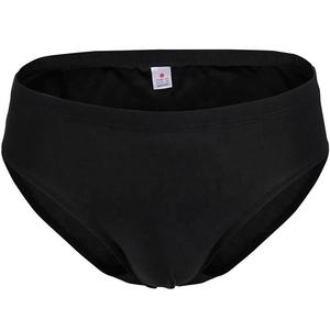 Caleçons en coton et élasthanne noirs pour hommes Prodigous International – Sous-vêtements tricotés confortables, lavables en machine, teinture unie, sans coutures - Product Image 1
