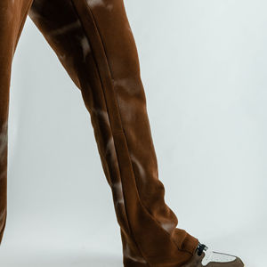 Pantalones de chándal para hombre 2026 personalizados con lavado ácido, de forro polar, estilo jogger, rectos, streetwear, casuales, ligeros, de pierna ancha, 100% algodón, de alta calidad - Product Image 2