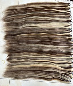 Producto Nueva trama Extensiones de cabello humano populares Trama de cabello de piano de color de alta calidad - Product Image 3