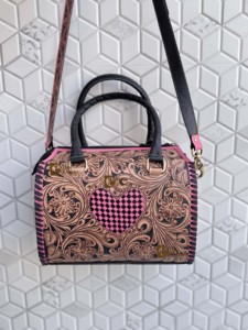 Nouveau Sac à Main Speedy en Cuir Sculpté à la Main, Style Bohème Gypsy, Fait Main, Tendance Western, pour Femme, Collection 2026 - Product Image 3